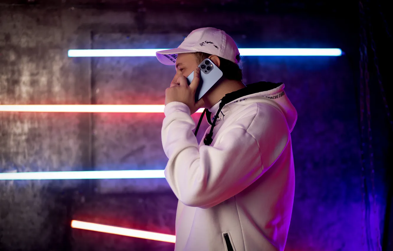 Photo wallpaper music, iPhone, people, male, musician, the contractor, white suit, Black Maroni