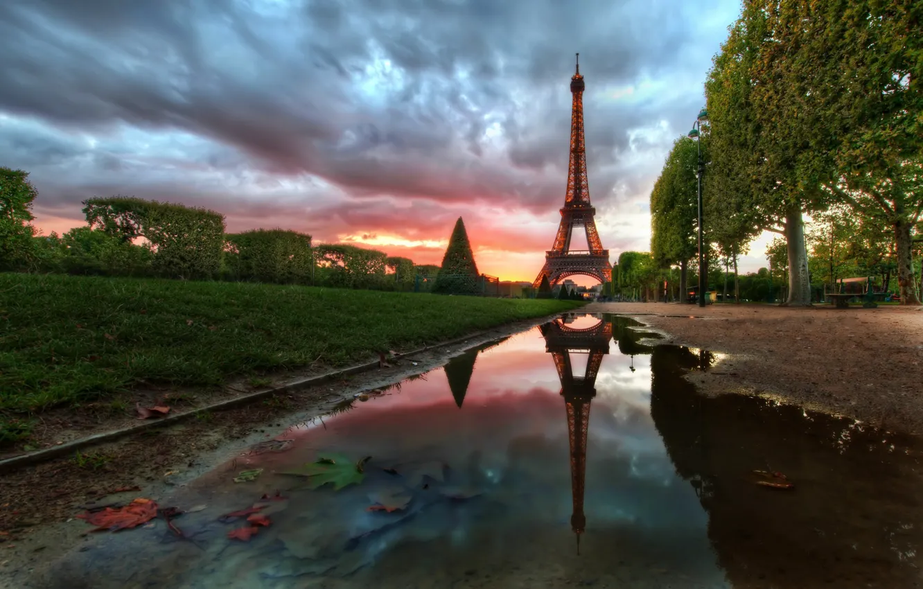 Photo wallpaper France, Paris, Eiffel tower, Paris, France, Eiffel Tower