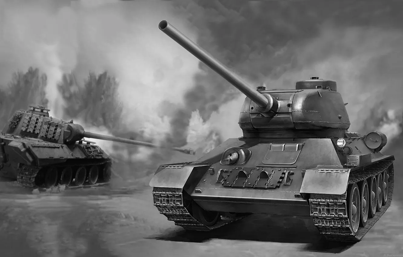 Photo wallpaper a remake, thirty-four, memory of the war