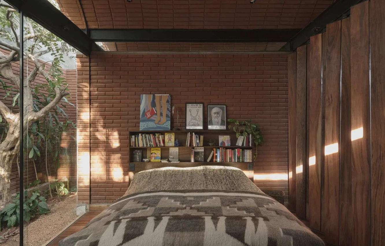 Photo wallpaper design, style, room, interior, bedroom, Paraguay, Paraguay, Intermediate House