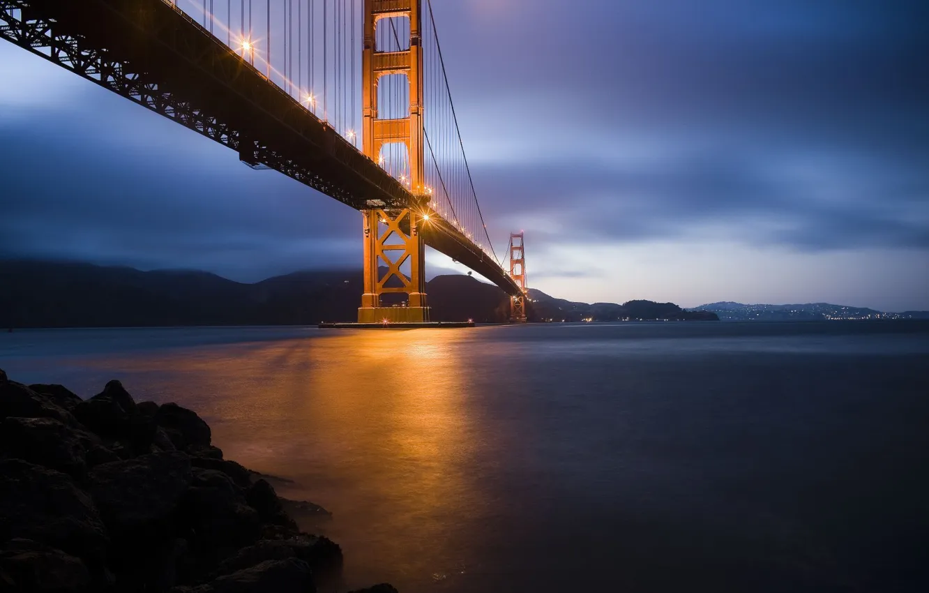 Photo wallpaper bridge, the city, San Francisco, Golden Gate, Golden Gate Bridge