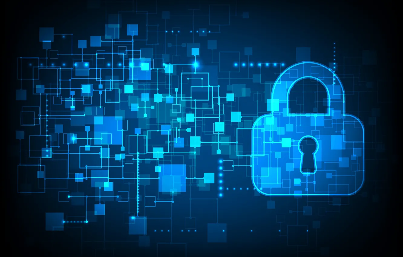 Photo wallpaper blue, castle, blue, render, fon, lock, rander