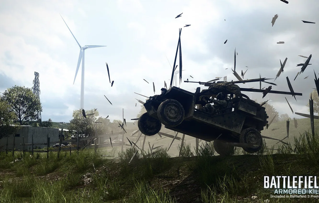 Photo wallpaper jeep, Battlefield 3, engineer, Armored Kill