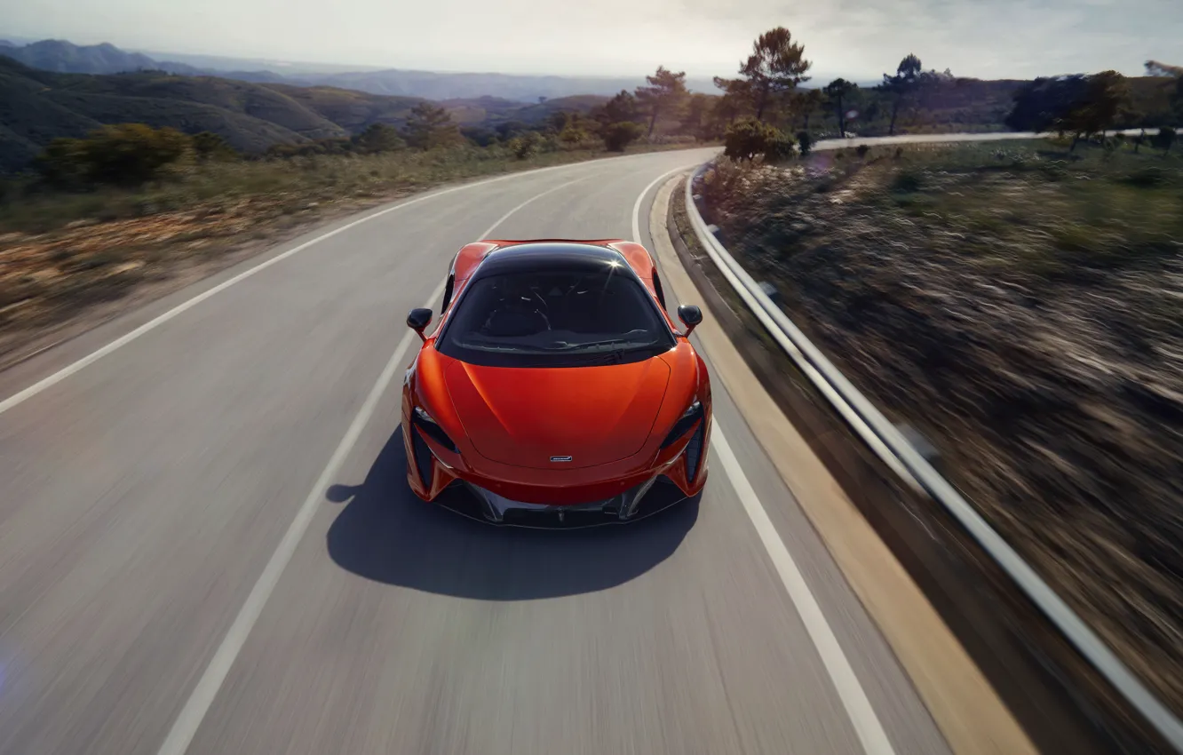 Photo wallpaper McLaren, road, speed, Artura, McLaren Artura