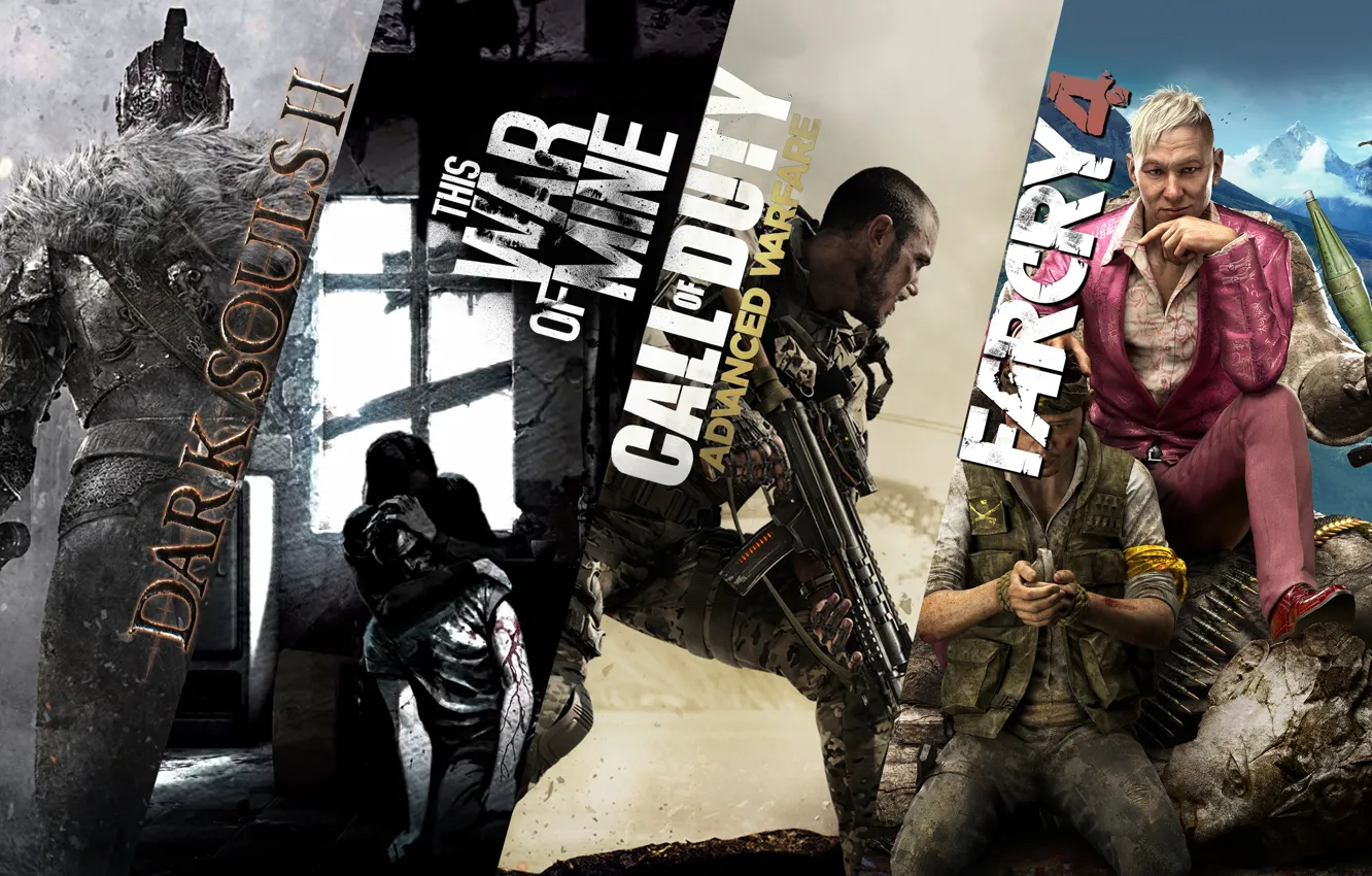 Photo wallpaper Call of Duty, Dragon Age, Far Cry 4, this war of mine