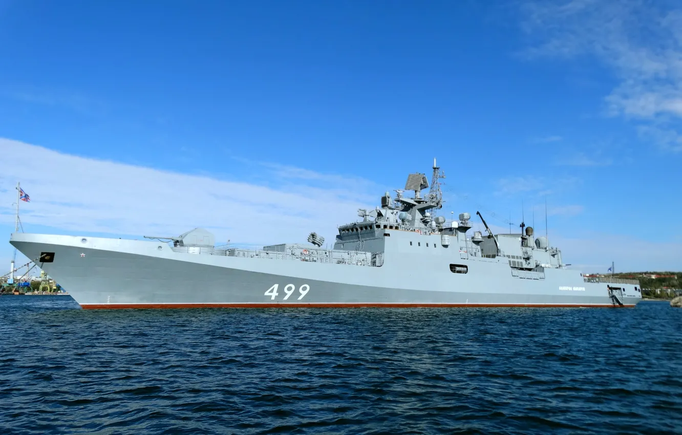 Photo wallpaper frigate, RAID, the project 11356, Admiral Makarov