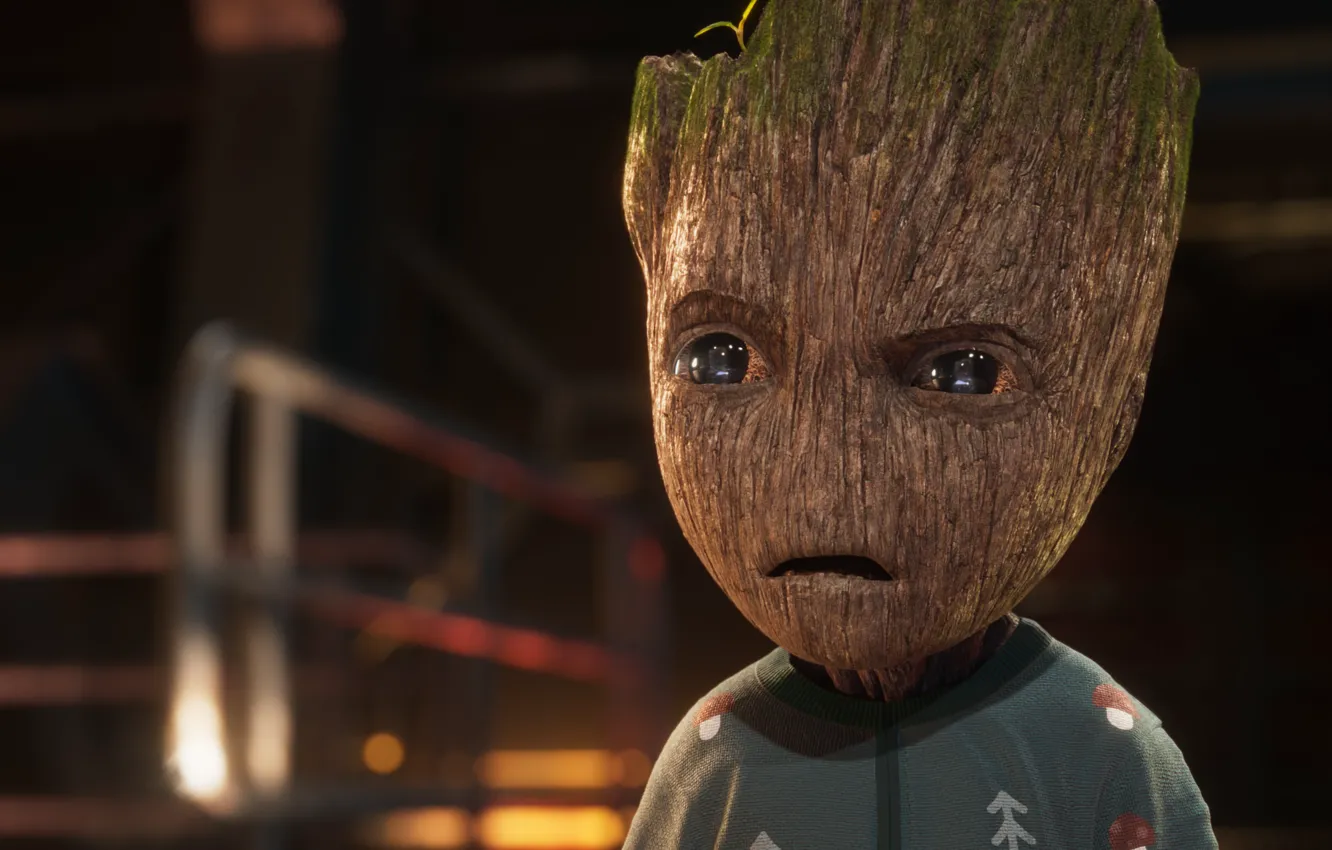 Photo wallpaper Vin Diesel, Groot, Marvel Studios, I Am Groot