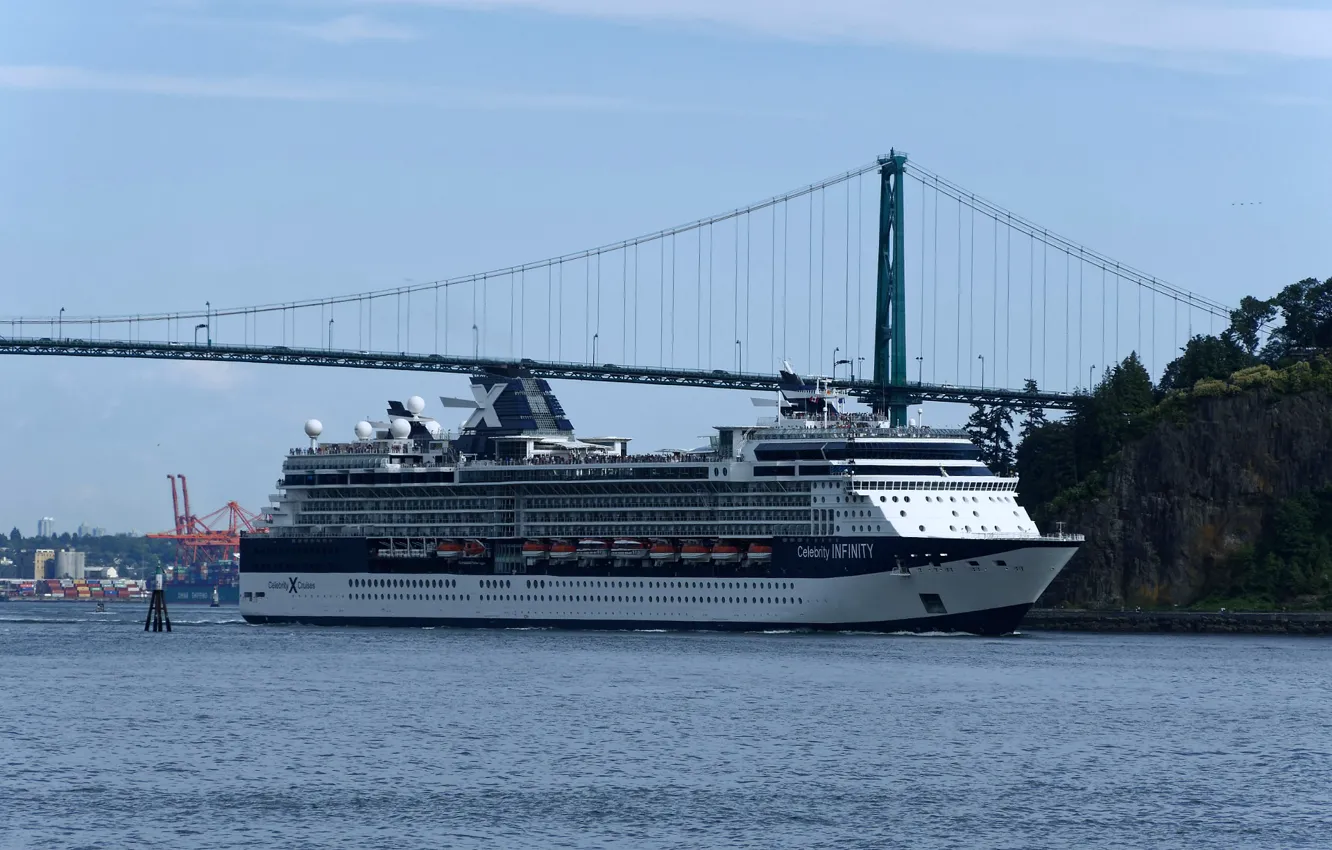 Photo wallpaper liner, journey, cruise