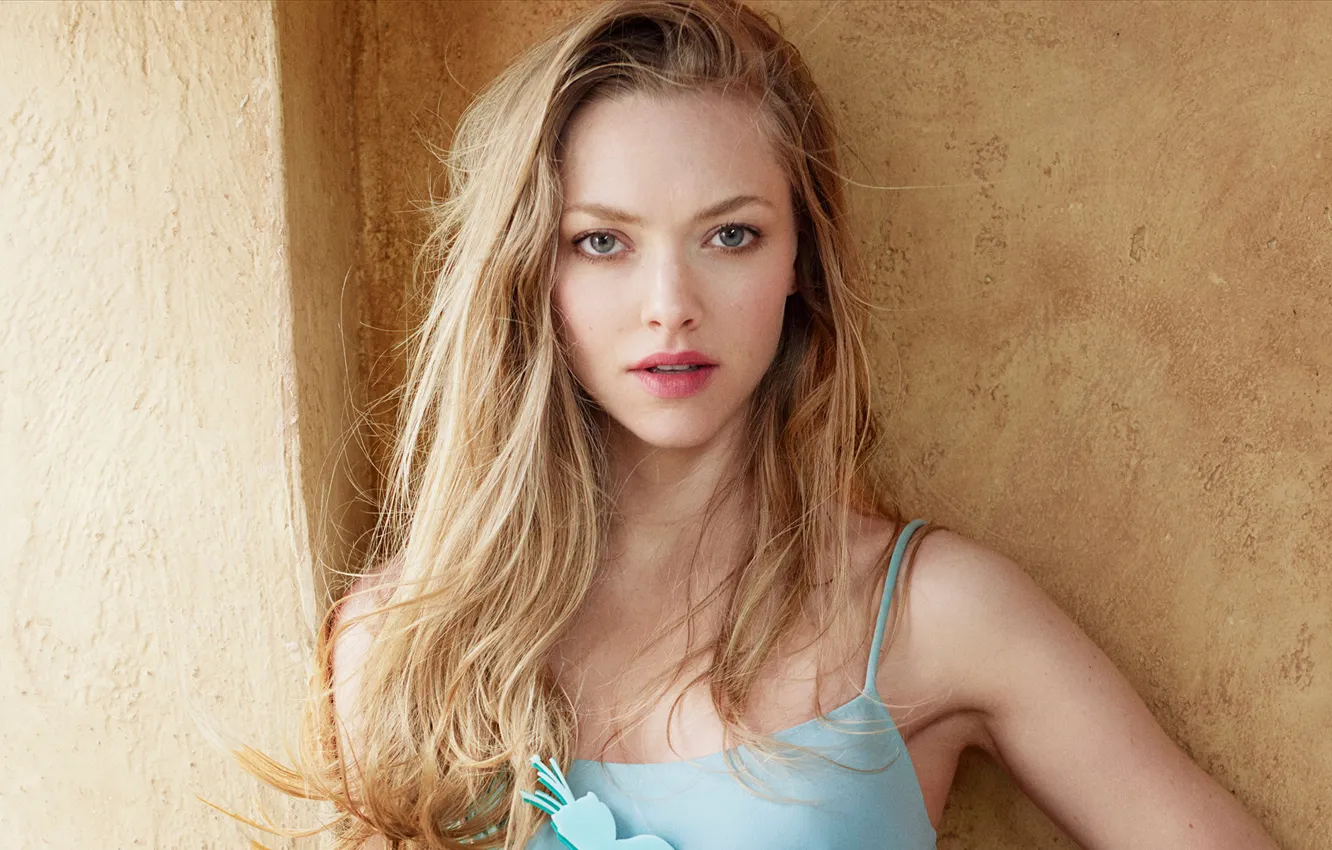 Photo wallpaper wall, dress, actress, hairstyle, Amanda Seyfried, Amanda Seifred, Vogue, Mario Testino