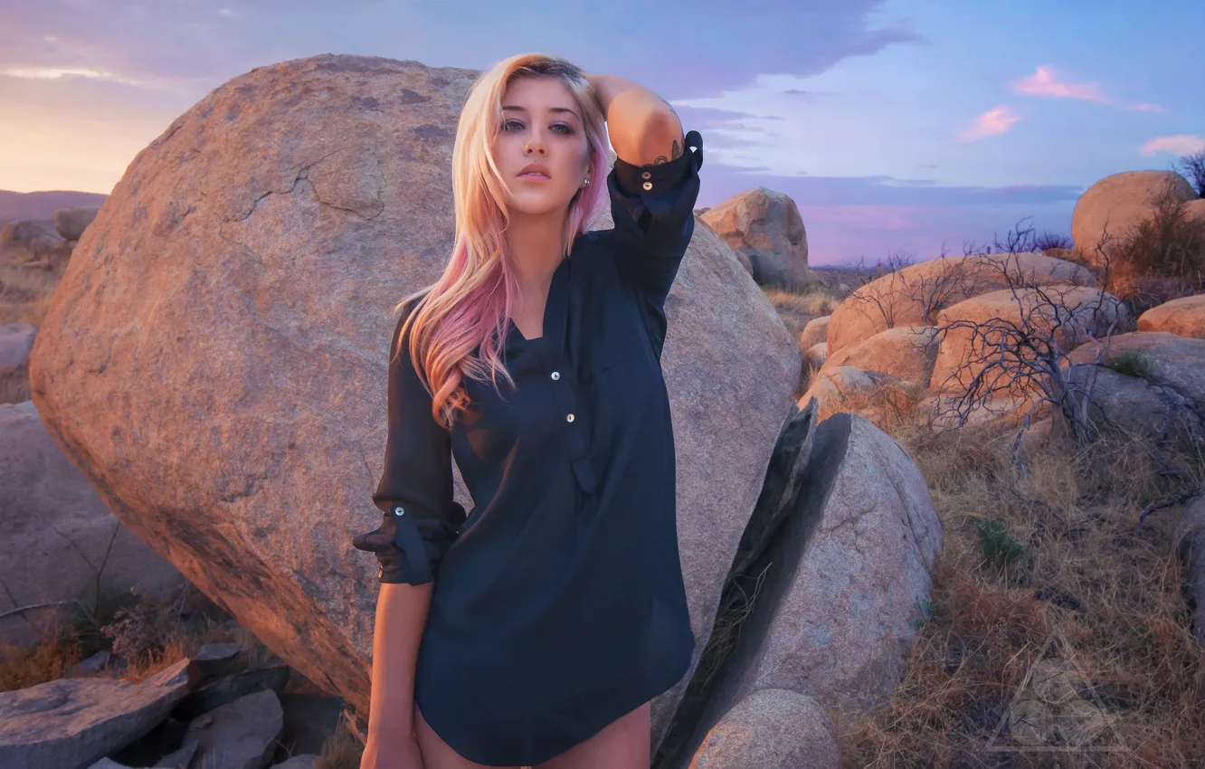 Photo wallpaper stones, shirt, Lauren Lunday