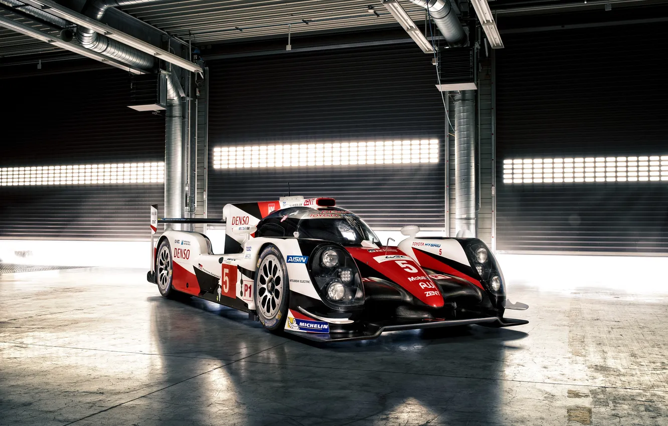 Photo wallpaper supercar, Toyota, Toyota, LMP, TS050