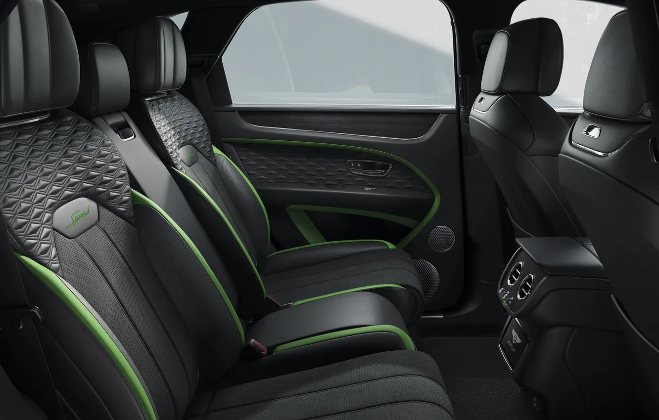 Photo wallpaper interior, Bentley, power, luxury, speed, SUV, Bentayga, 2025