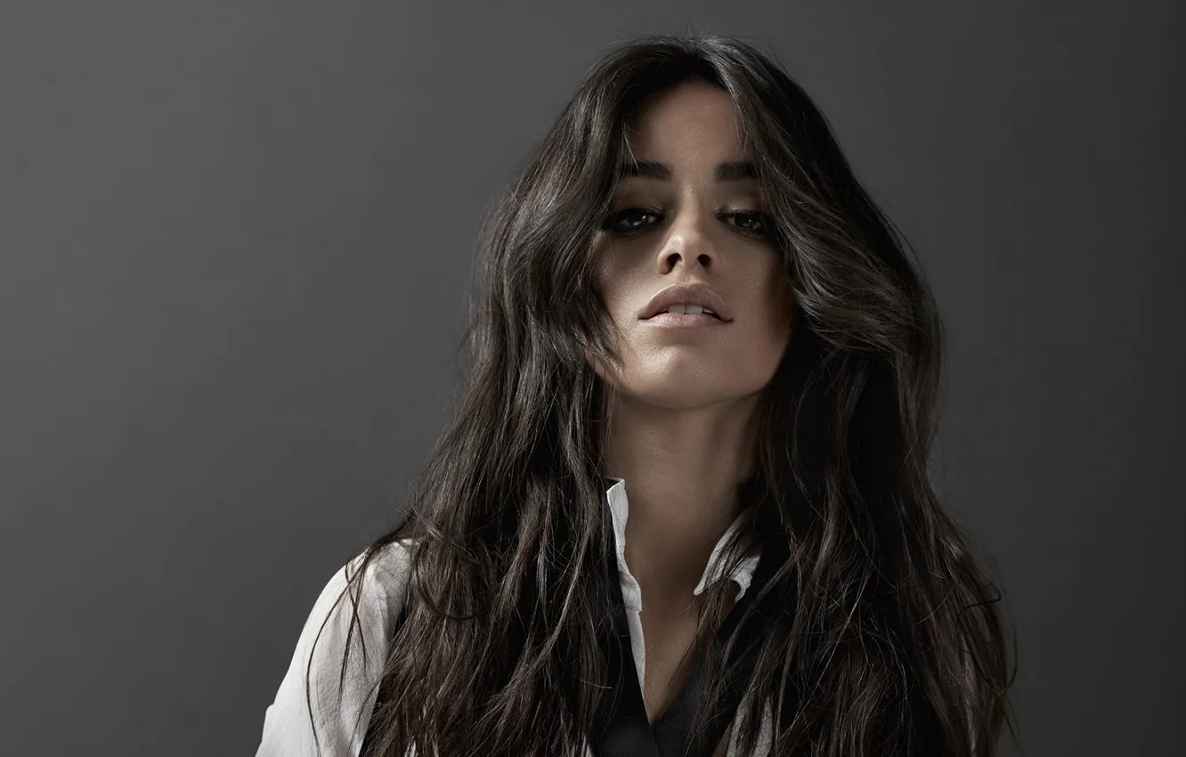 Photo wallpaper background, portrait, brunette, singer, Camila Hair