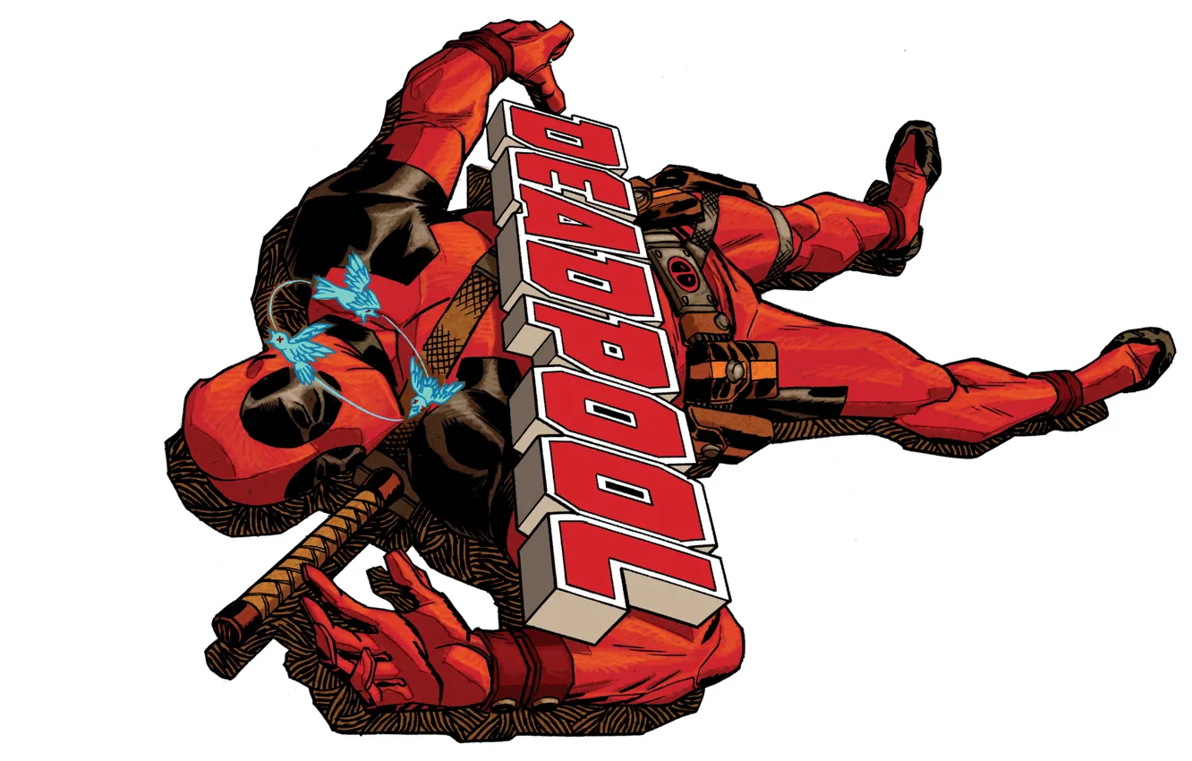 Photo wallpaper Deadpool, Marvel, Deadpool, Wade Wilson, Marvel, Wade Wilson