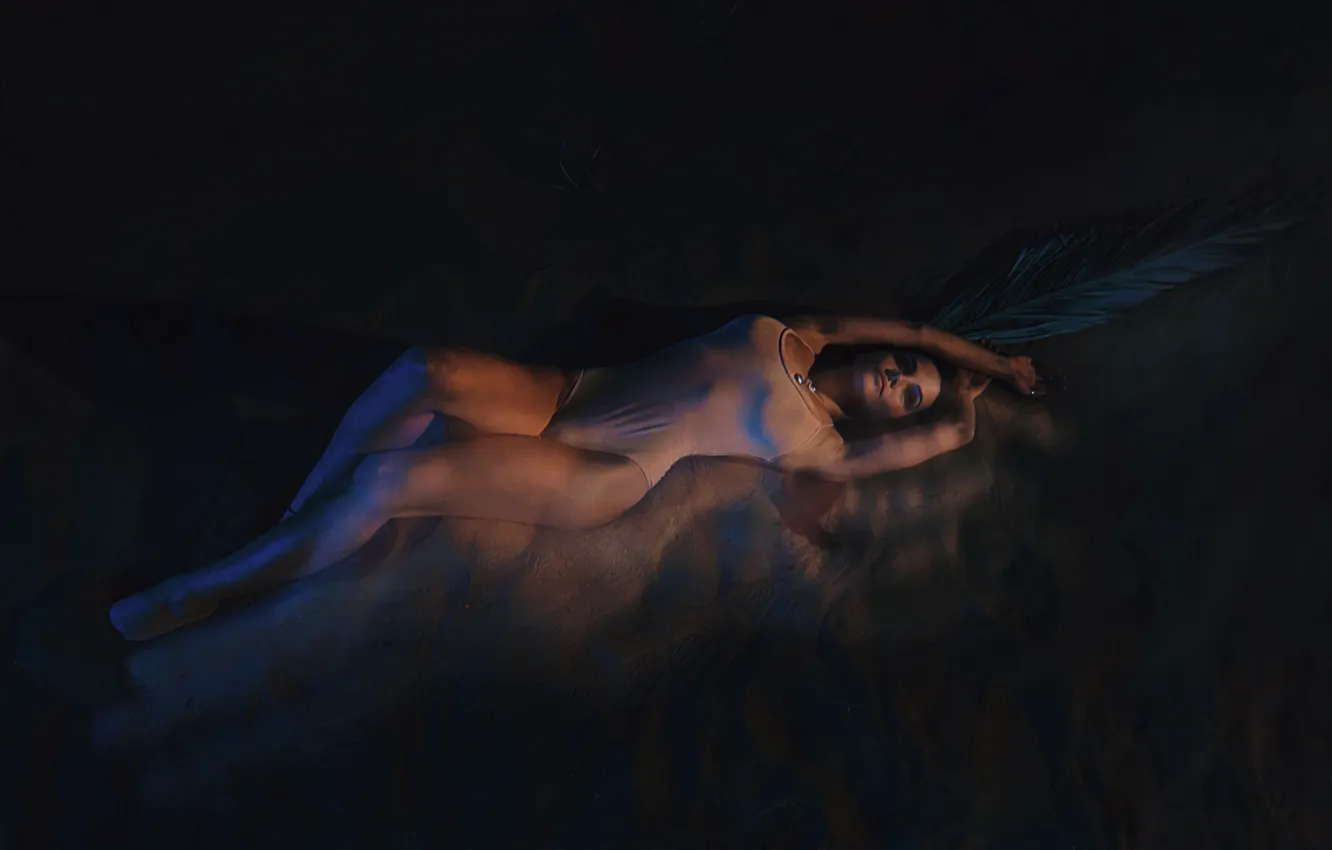 Photo wallpaper light, wallpaper, girl, fantasy, legs, photography, woman, photo