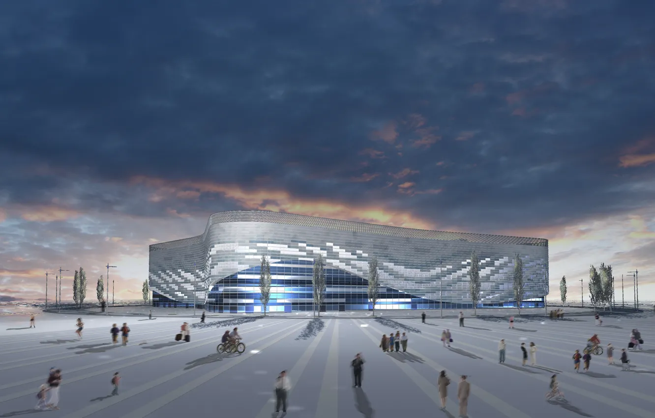 Photo wallpaper Iceberg, the project, Sochi, Ice Palace, Olympic Park