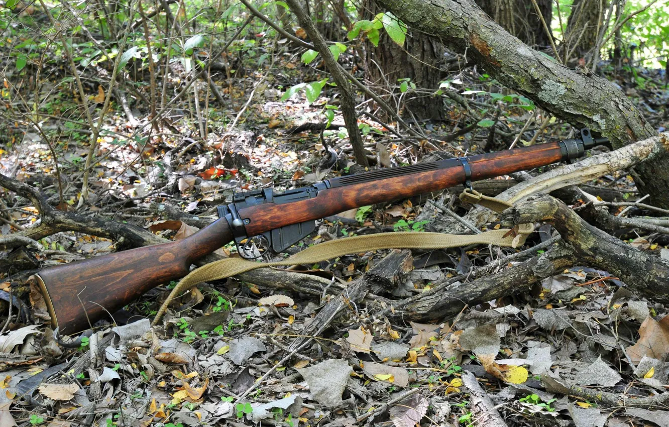 Photo wallpaper weapons, rifle, Lee-Enfield, Lee-Enfield