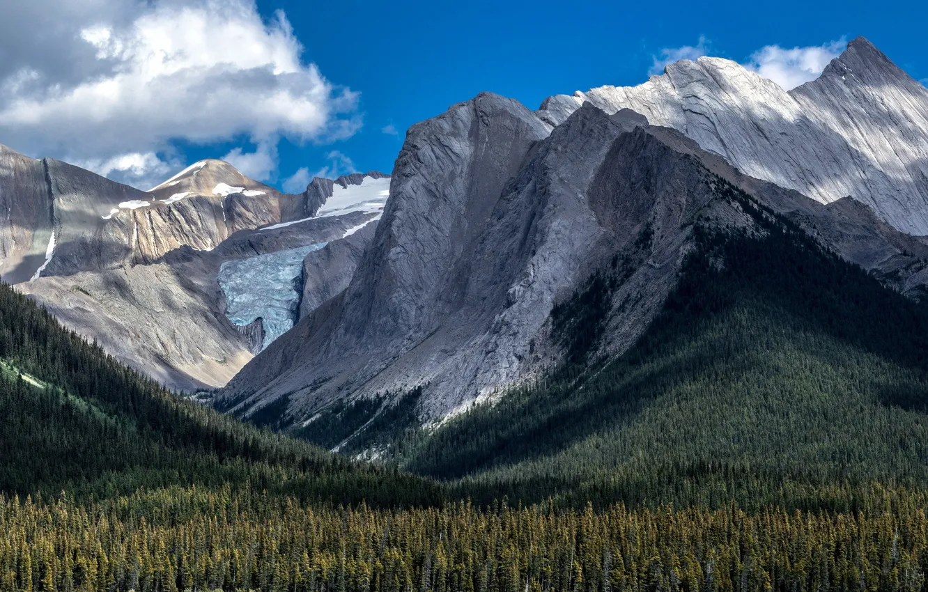 Photo wallpaper landscape, nature, Alberta rocky mountain