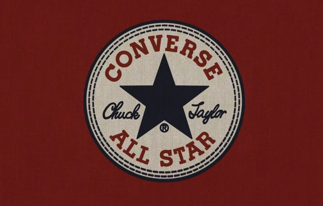 Photo wallpaper minimalistic, company, brand, shoes, converse, sneakers, logos, all star