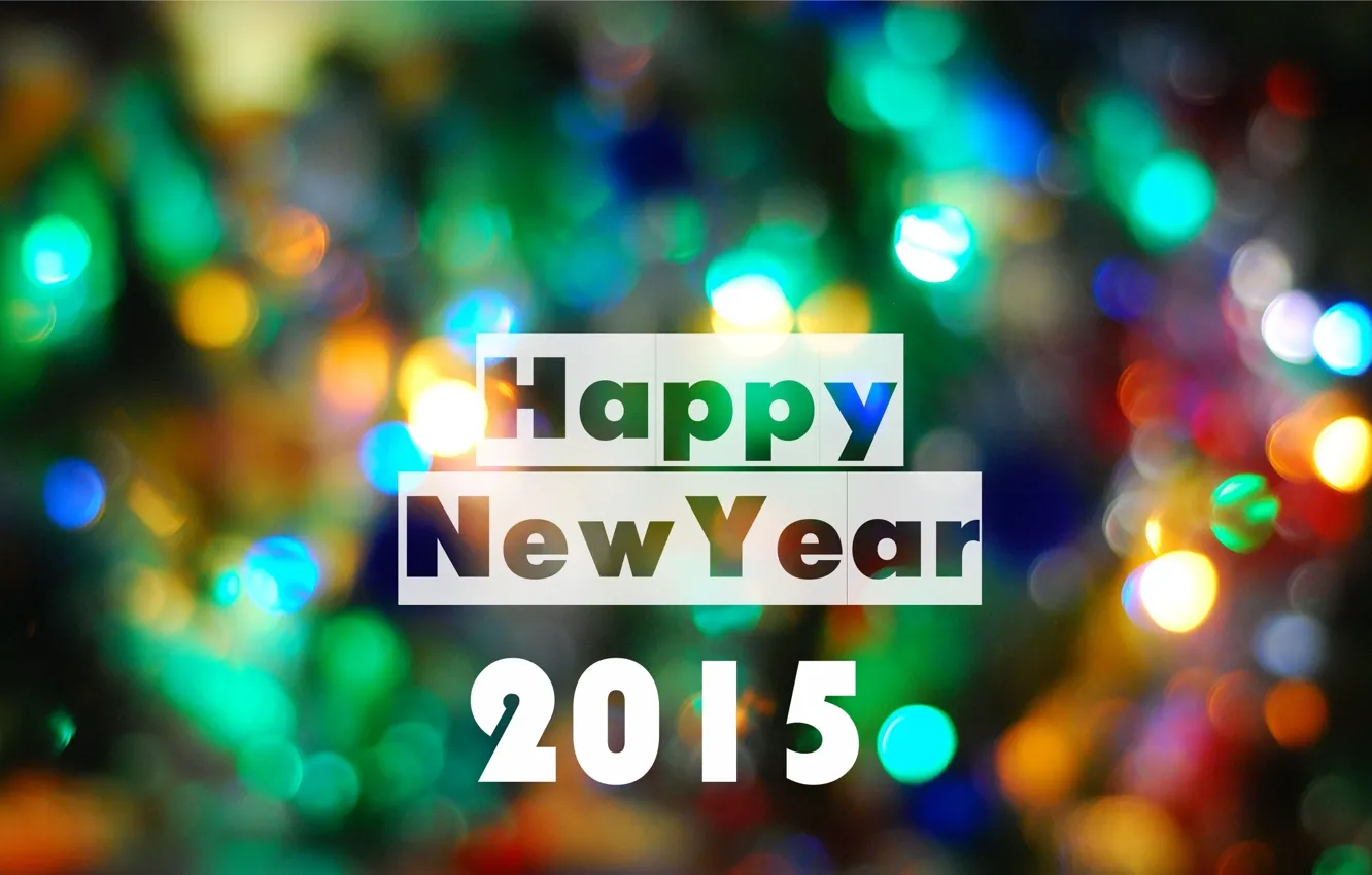 Photo wallpaper New year, Happy New Year, 2015, Happy New year