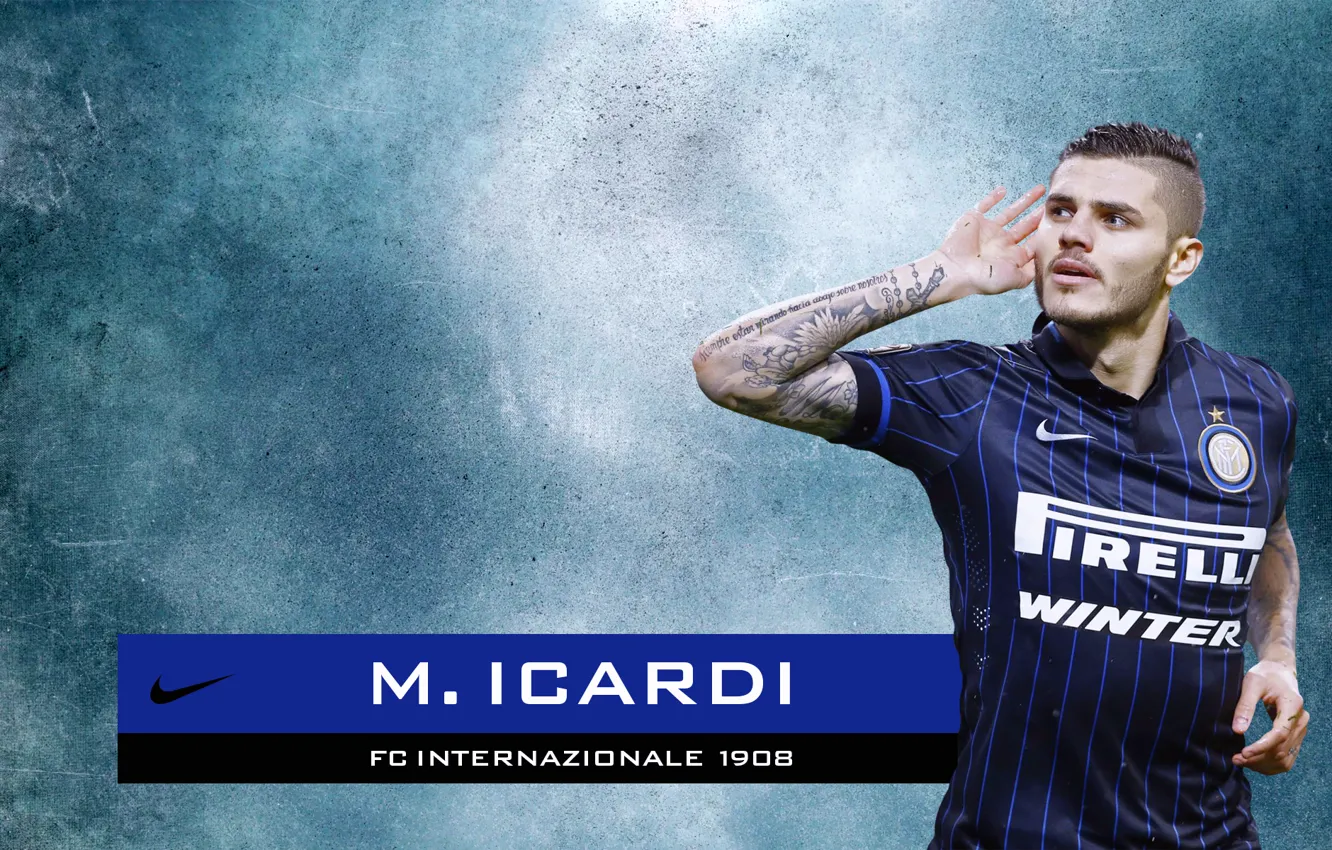 Photo wallpaper Inter, Inter, International, Player, Icardi, Mauro Icardi