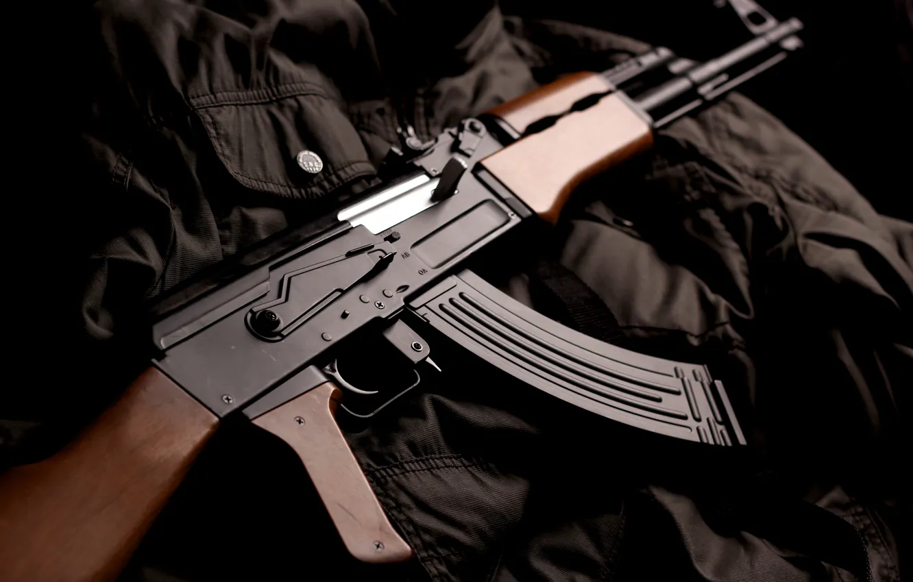 Photo wallpaper weapons, jacket, Machine, Kalashnikov, AK-74, standard