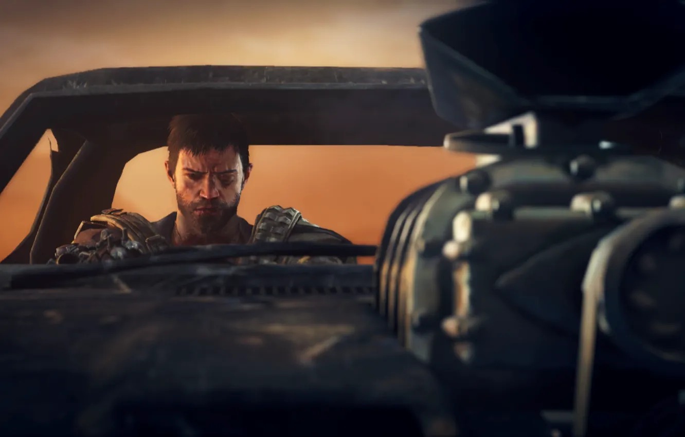 Photo wallpaper look, engine, Mad Max, Mad Max