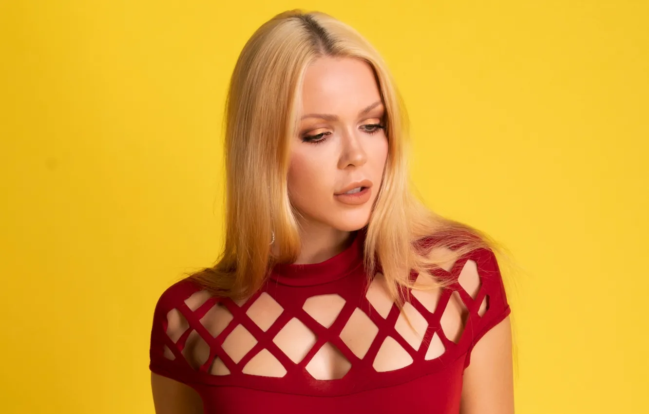 Photo wallpaper hair, blonde, Olga