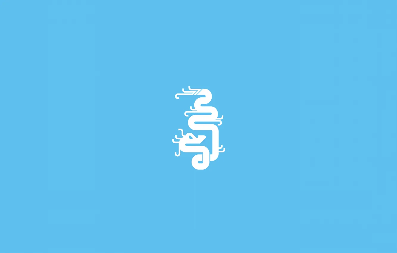 Photo wallpaper dragon, snake, Snake, dragon, Winds