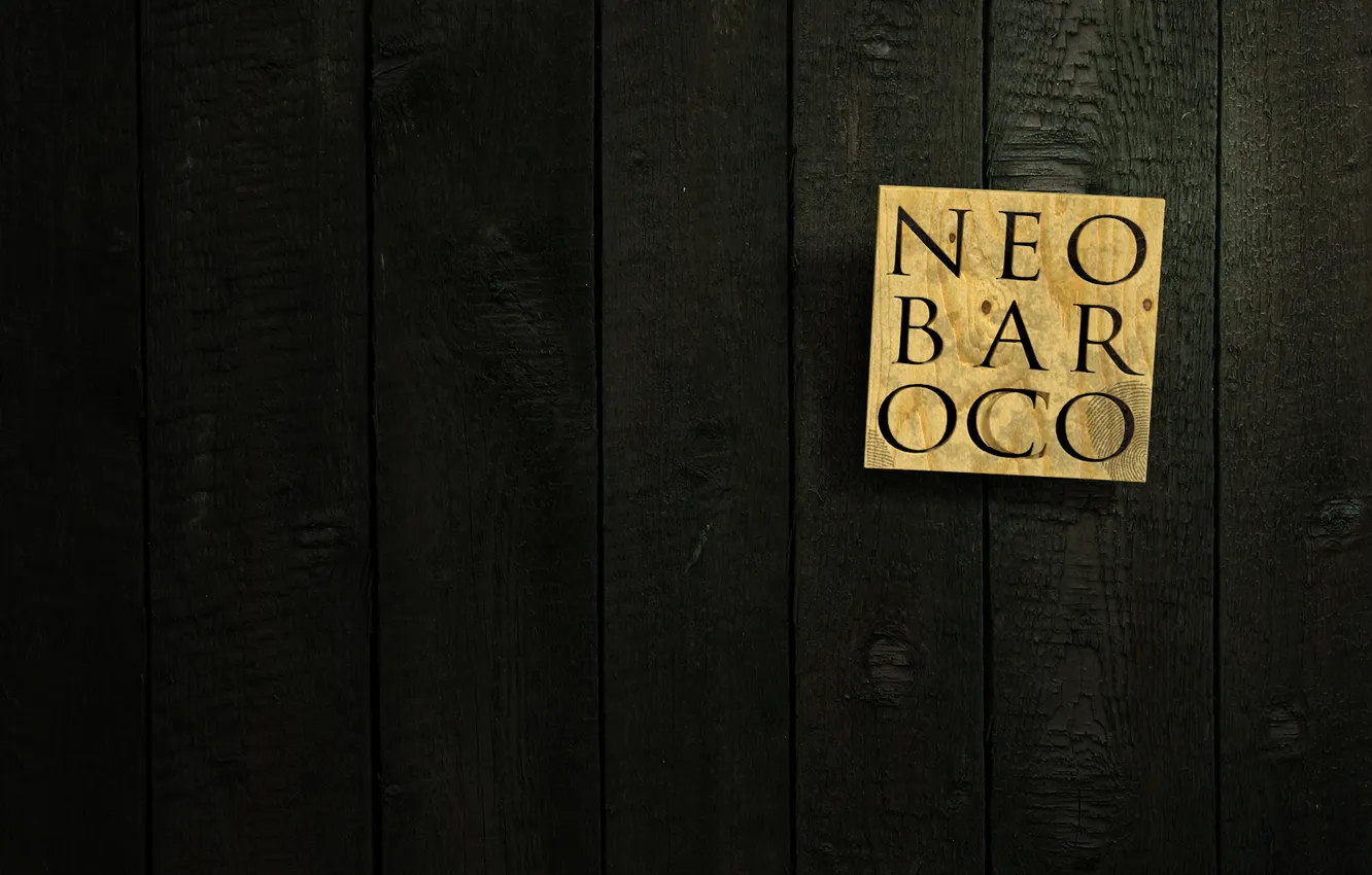 Photo wallpaper letters, the inscription, plate, black, Board, minimalism