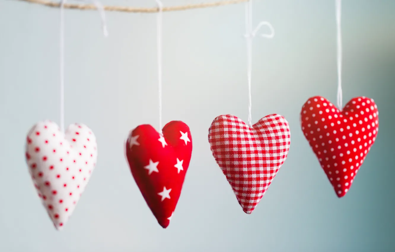 Photo wallpaper hearts, love, heart, romantic, valentine's day