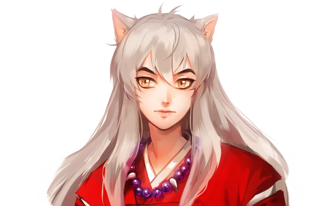 Photo wallpaper look, guy, ears, poludemon, Inuyasha, InuYasha