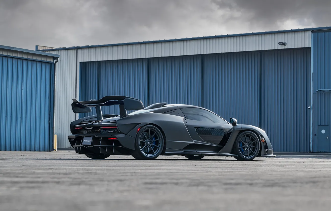 Wallpaper car, McLaren, Senna, McLaren Senna, rear wing for mobile and ...