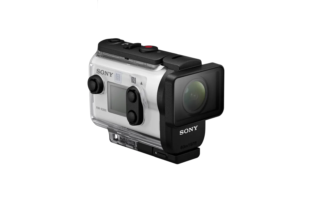 Photo wallpaper Sony, camera, action camera
