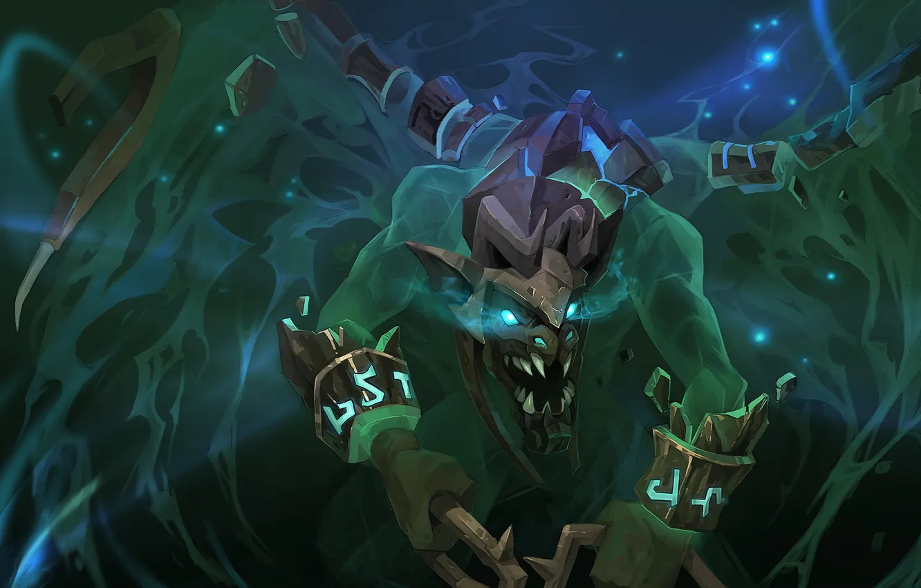 Photo wallpaper dota 2, gargoyle, Visage, Necro hot-scuffing