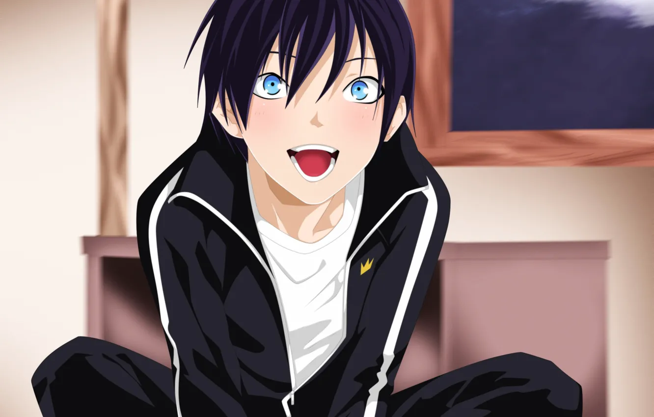 Photo wallpaper joy, anime, art, A Homeless God, Yato, Noragami, Yato