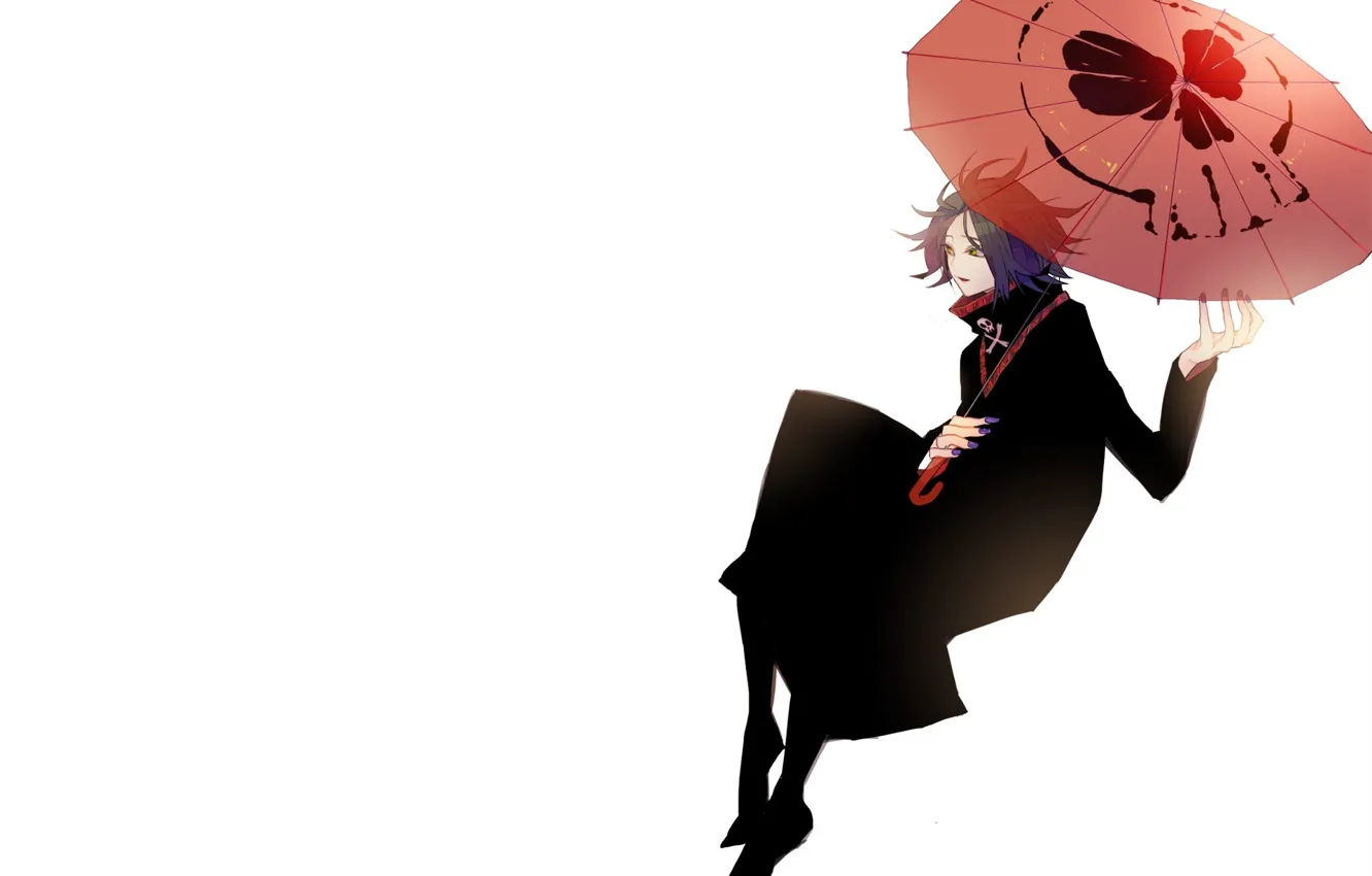 Photo wallpaper umbrella, guy, Hunter x Hunter, Hunter x Hunter