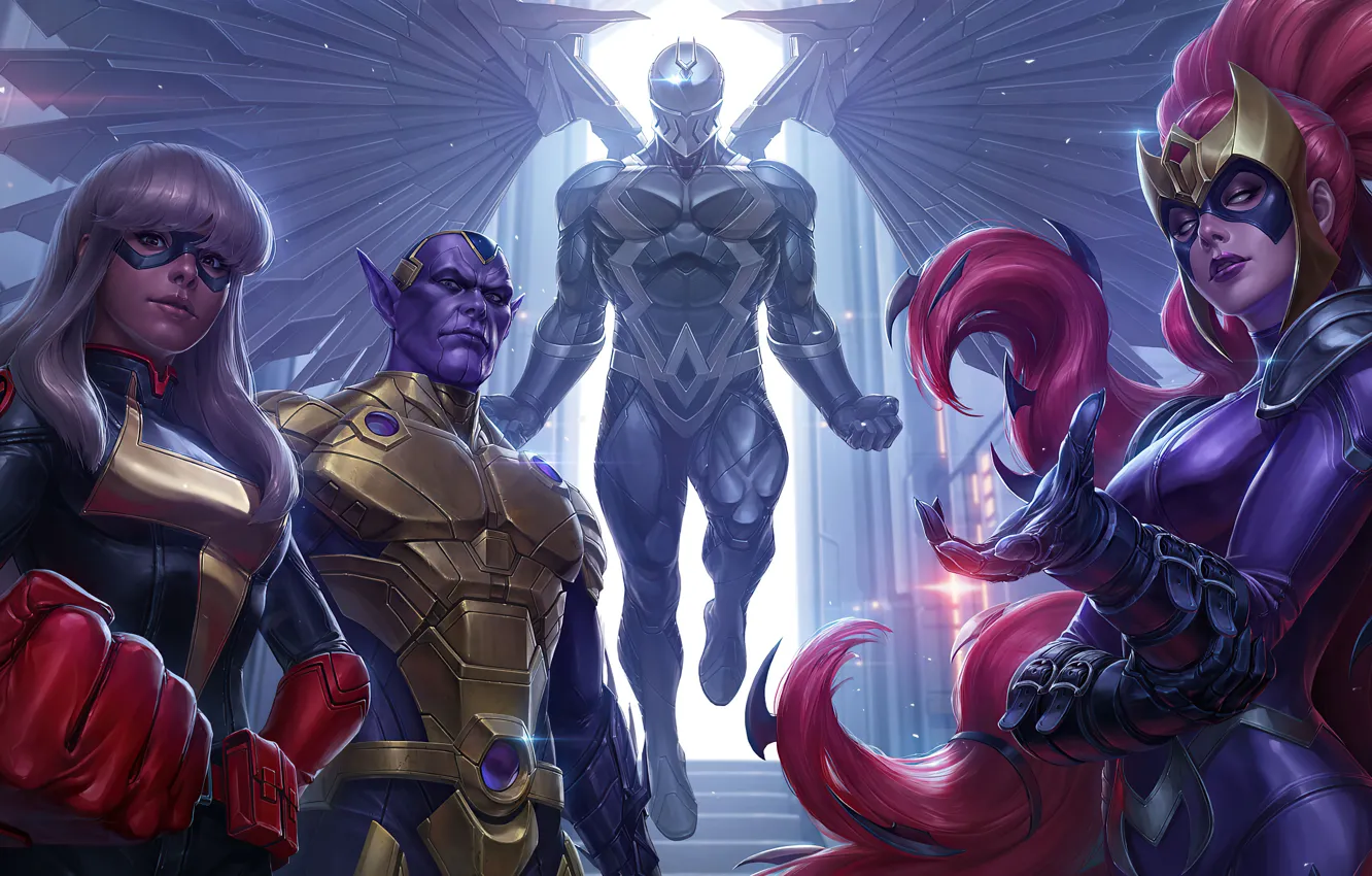 Photo wallpaper Medusa, Skrull, Inhumans, Marvel Future Fight, Kamala Khan