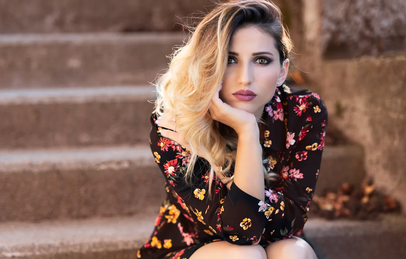 Photo wallpaper look, girl, model, beauty, Taty