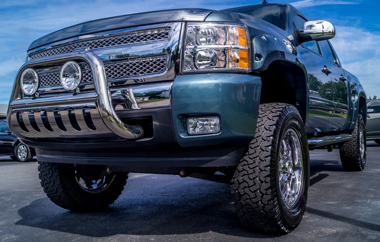 Photo wallpaper hdr, Chevy, pick-up