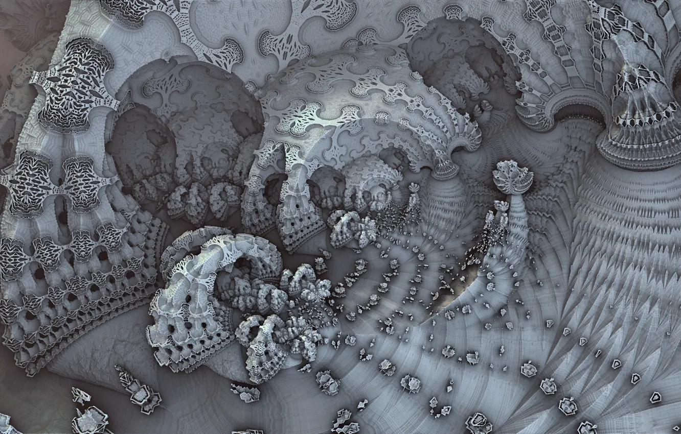 Photo wallpaper abstraction, background, form, Fractal