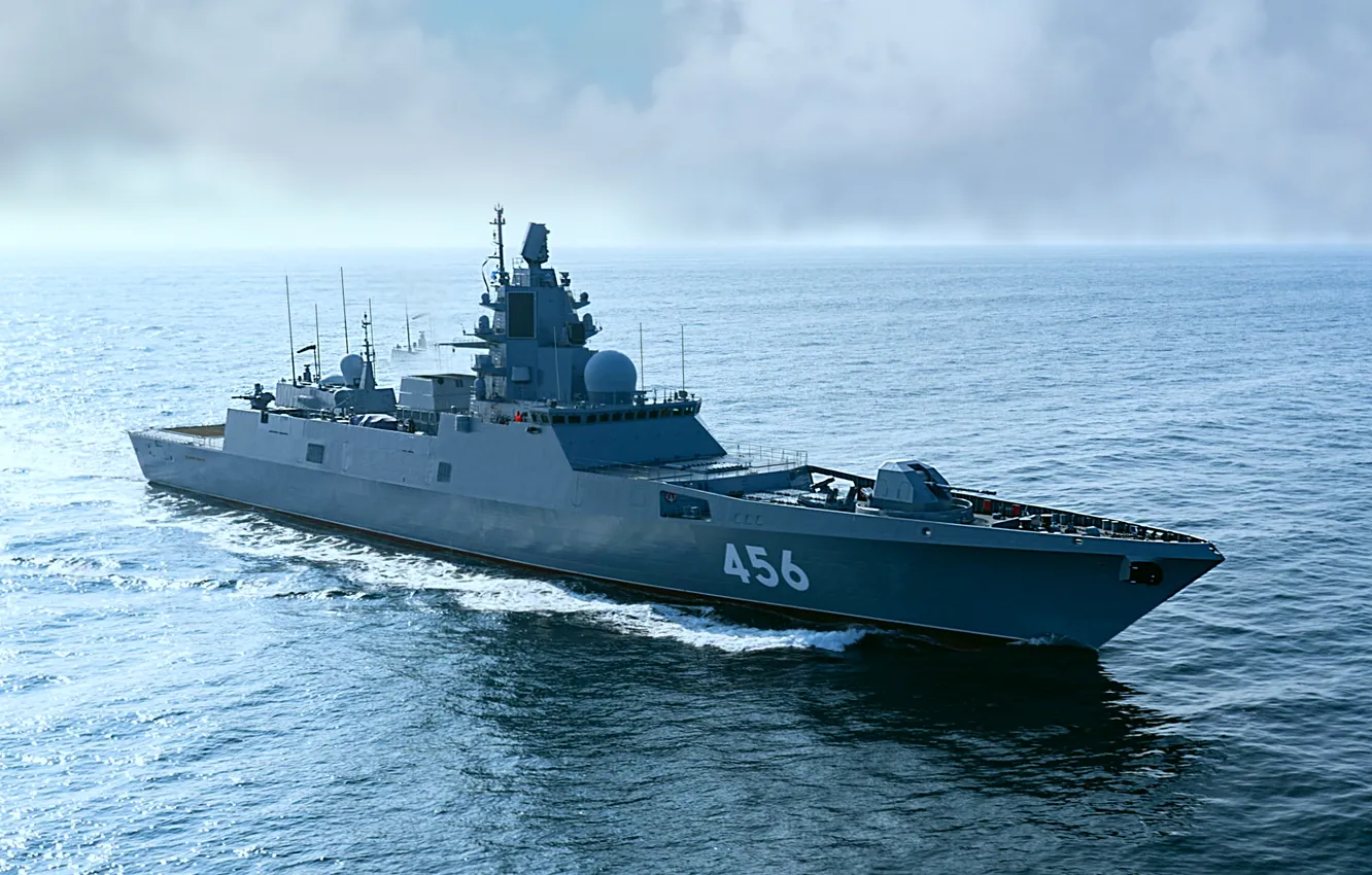 Photo wallpaper the project 22350, Admiral Golovko, A 1st-rank frigate