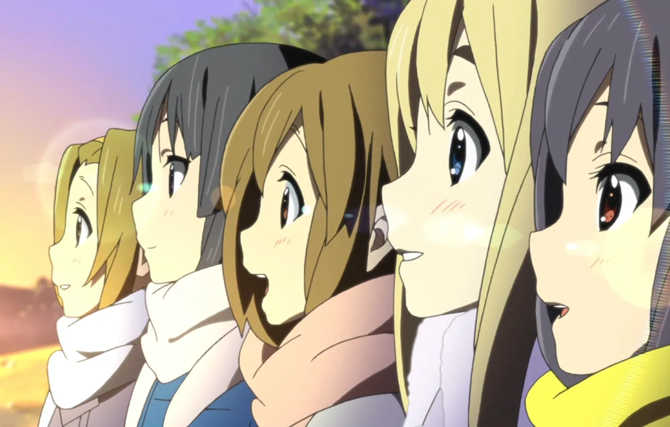 Photo wallpaper girls, k-on, the club of light music, To-him
