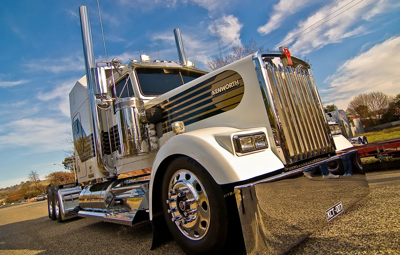 Photo wallpaper wallpaper, Kenworth, Kenworth W900