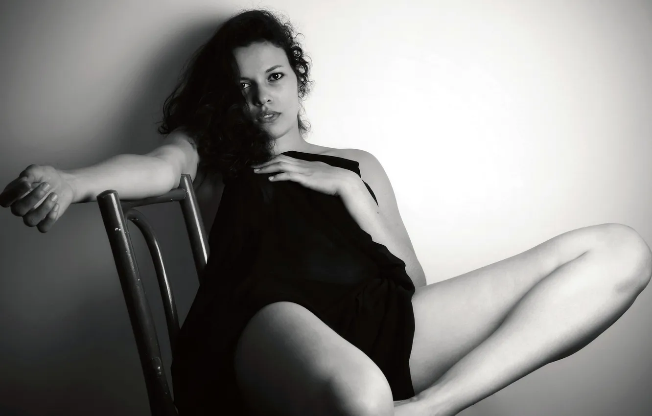 Photo wallpaper look, girl, Alex