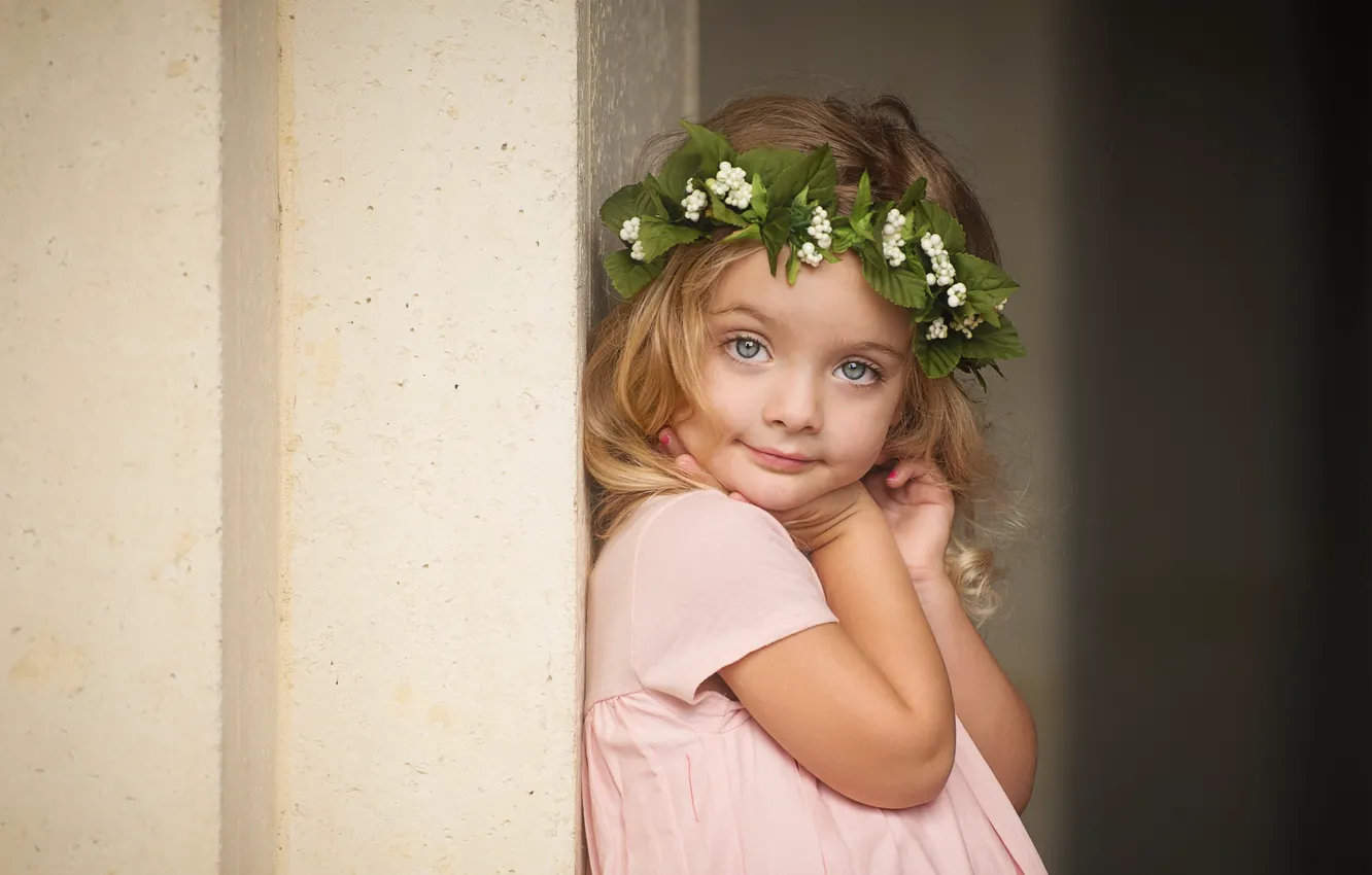 Photo wallpaper look, portrait, girl