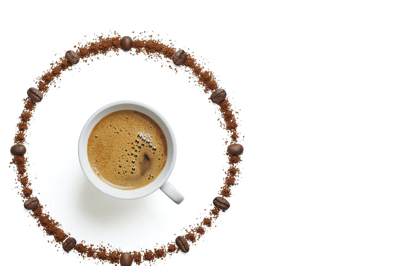 Photo wallpaper coffee, drink, coffee beans