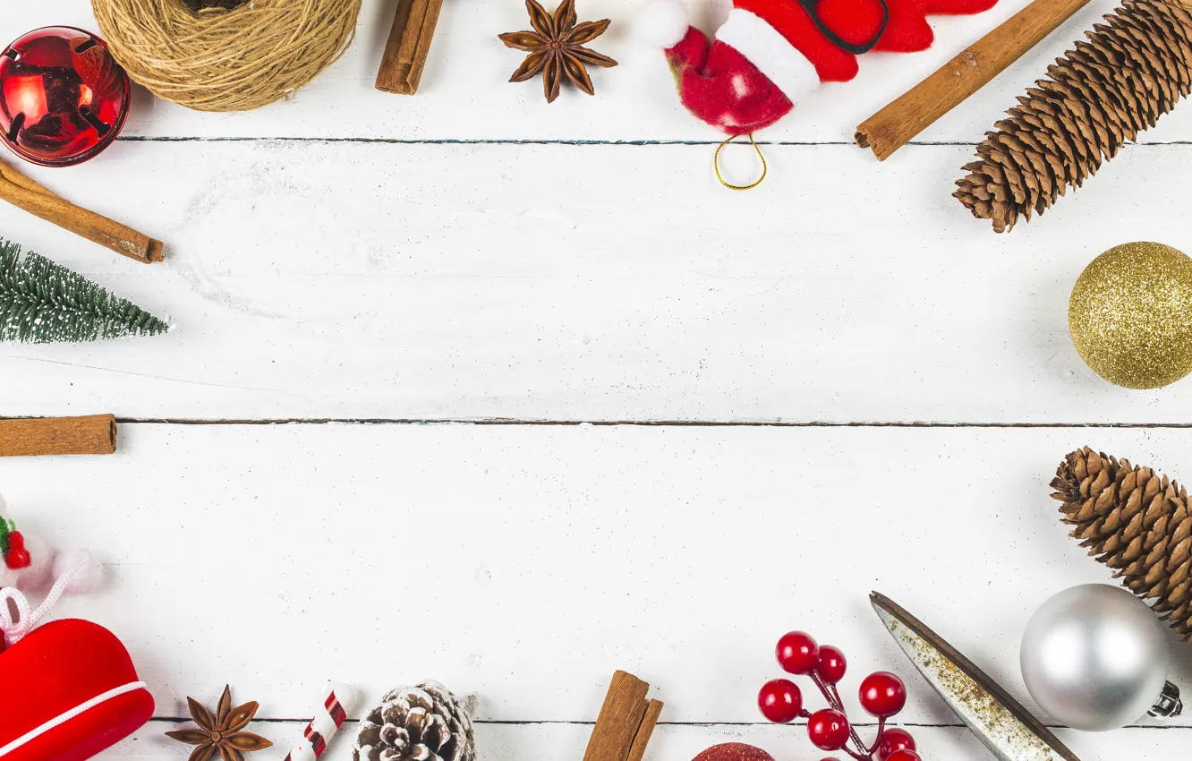 Photo wallpaper decoration, new year, Christmas, Christmas, New Year, Xmas, decoration, Merry