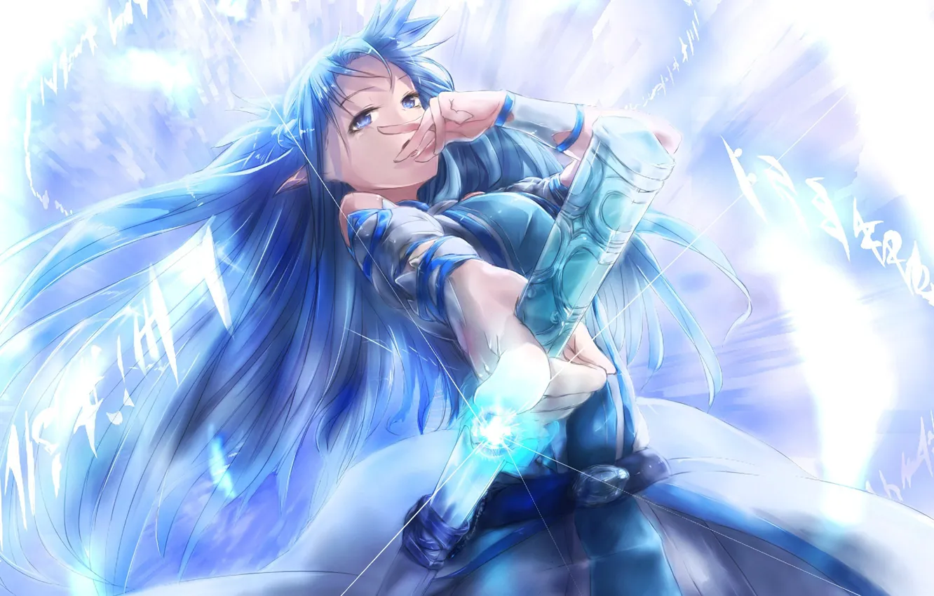 Photo wallpaper anime, art, sword art online, Asuna