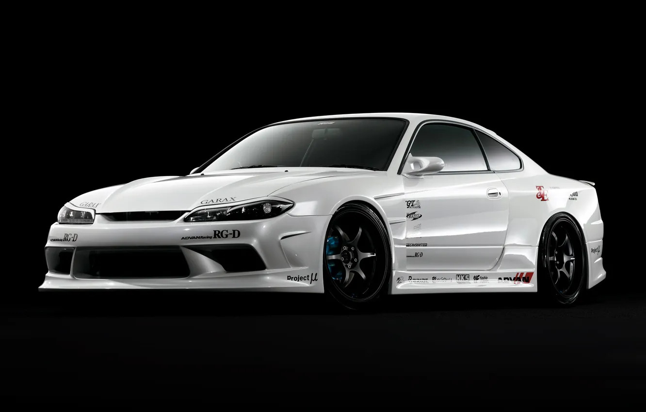 Photo wallpaper S15, Silvia, Nissan, Nissan, Sylvia, C15, advan racing
